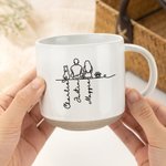 Your Silhouette Always With Me - Personalized Pet Character Silhouette 12 oz Mug