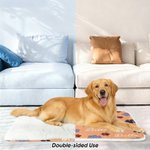 Henkilökohtainen tassunjäljet pehmeä lemmikkieläinten sängyn matto nimellä Ulkoilutoiminta Pet Party syntymäpäivälahja lemmikkieläinten omistajille ystäville