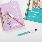 Personalised 2026 Planner Birth Flower A5 Spiral Notebook Pen with Weekly Monthly Planning Pages Birthday New Year Gift for Family Friends