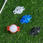 Personalized Multicolour 3D Printed Initials Golf Ball Line Marker Stencil Golf Accessories Birthday Gift for Golf Players