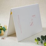 Personalized Marriage Certificate Holder with Initials and Date Anniversary Wedding Gift for Newlyweds