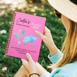 Henkilökohtainen matkakartta 2026 Planner A5 kalenteri Planner Notebook nimi ja otsikko Travel vuosipäivä lahja matkailijoille Valmistuneet