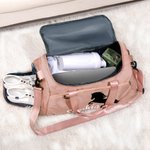 Gepersonaliseerde Waterdichte Paardrijden Duffeltas met Naam Grote Capaciteit Sport Reizen Hippische Cadeau voor Paardenliefhebbers