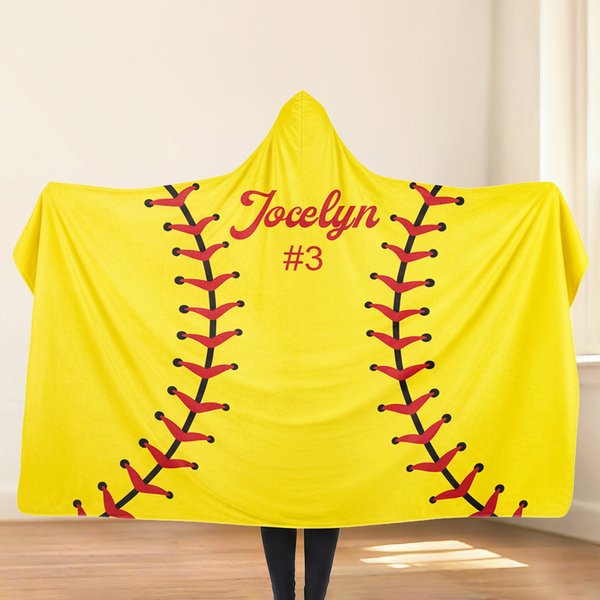 This Is My Territory - Personalized Player Sport Hooded Blanket