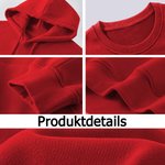 Personalisiertes Schneemann Hoodie Weihnachtspullover Sweatshirt mit Initiale und Namen Weihnachtsgeschenk für Familie Freunde