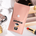 Sac à pinceaux de maquillage avec 8 pinceaux de maquillage Cadeau de fin d'études pour les diplômés et les amoureux de la beauté