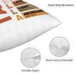 Personalised God Says Bible Verse Birth Flower Soft Throw Pillow Cover with Name Home Decor Birthday Christmas Gift for Women Christians