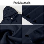 Personalisiertes Mutter und Sohn Foto Weiches Sweatshirt Hoodie mit Text Alltagskleidung Geburtstag Weihnachten Geschenk für Kinder Familie