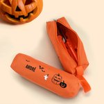 7 Outils de Sculpture Citrouille Set Personnalisé avec Nom et Motif Citrouille sur le Sac de Rangement Cadeau Halloween pour Famille Enfants