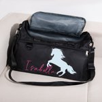 Gepersonaliseerde Waterdichte Paardrijden Duffeltas met Naam Grote Capaciteit Sport Reizen Hippische Cadeau voor Paardenliefhebbers