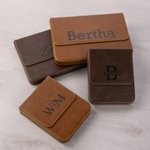 Personalised Retro Initial Name PU Leather Pen Case with 6/12 Slots Birthday Christmas Gift for Men Officers