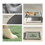 Personligt ben hund tassavtryck mjuk husdjursbäddmatta med namn utomhusaktiviteter husdjursfest födelsedagspresent för husdjursägare älskare