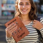 Gepersonaliseerd Bijbelvers Geboortebloem PU Leren A5 Notitieboekje met Naam Verjaardag Kerstcadeau voor Vrouwen Christenen