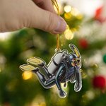 Personalized Scuba Diver Acrylic Ornament with Name Home Decor Christmas Birthday Gift for Divers Ocean Adventure Enthusiasts