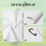 Personalized Cartoon Golf Woman Super Absorbent Soft Lightweight Sports Towel  with Name Birthday Gift for Women Golf Lovers