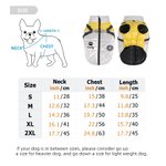 Personalized Red Heart Paw Print Winter Coat Dog Jacket with Pet Name for Cold Weather Outdoor Activities Christmas Gift for Pet Owners