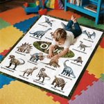 Henkilökohtainen metsä dinosaurus pehmeä heittää peitto nimi Home Decor joulu syntymäpäivälahja lapsille dinosaurus ystäville