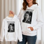 Sweat-shirt Personnalisé avec Texte et Photo Cadeau d'Anniversaire et de Noël pour Enfant Famille