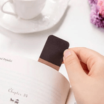 Personalized Birth Flower Cartoon Character PU Leather Magnetic Bookmark Clip with Initial and Name Birthday Gift for Book Lovers Bookworms