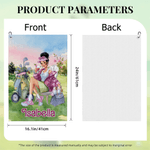 Personalized Cartoon Golf Woman Super Absorbent Soft Lightweight Sports Towel  with Name Birthday Gift for Women Golf Lovers