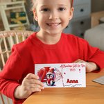 Personalized Santa Hat Snowman Money Wallet with Name for Holding Cash Gift Card Includes Free Envelope Ideal Christmas Gift for Kids