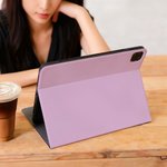 Personalised Cartoon Charatcer Flower Book Pad Case Protective Cover for iPad with Title and Name Daily Use Birthday Gift for Book Lover Bookworm