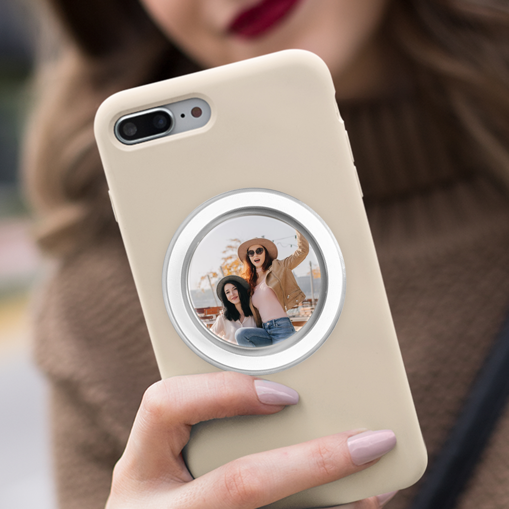 Magnetic Phone Grip With Stand - Custom