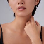 Personalized Hummingbird Zircon Stud Earrings with Birthstone Dainty Jewellery Birthday Anniversary Christmas Gift for Women Hummingbird Lovers