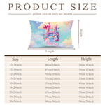 Personalised Dinosaur Fantasy Unicorn Soft Cushion Cover with Name Home Decor Birthday Gift for Kids