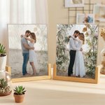Personalised Dynamic Grating Lenticular Photo Frame Christmas Birthday Memorial Gift for Family Friends