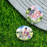 Marqueur de balle de golf magnétique avec nom Cadeau d'anniversaire et de Noël pour les amateurs de golf