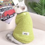 Henkilökohtainen Tassu Tulosta Star Bone Nimi Pet Plush Vest pitää lämpimänä Talvi Wear Pet Syntymäpäivä Hyväksyminen Vuosipäivä Joululahja lemmikkieläinten omistajille