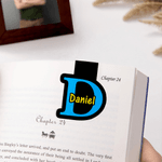 Personalized Multicolour Initial Name Magnetic Bookmark Clip Reading Accessories Birthday Christmas Gift for Bookworms