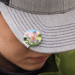 Marqueur de balle de golf magnétique avec nom Cadeau d'anniversaire et de Noël pour les amateurs de golf