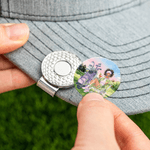 Marqueur de balle de golf magnétique avec nom Cadeau d'anniversaire et de Noël pour les amateurs de golf