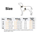 Harnais de poitrail en maille pour animaux de compagnie avec nom et corde de traction Cadeau d'anniversaire pour les propriétaires d'animaux de compagnie