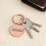 Gepersonaliseerde Comic Avatar Disc sleutelhanger tas tag met naam verjaardag kerstverjaardag cadeau voor familie vrienden