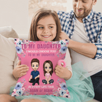 Taie d'oreiller personnalisée en forme de personnage de dessin animé multicolore avec nom Cadeau d'anniversaire de Noël pour la famille Filles