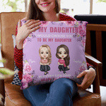 Taie d'oreiller personnalisée en forme de personnage de dessin animé multicolore avec nom Cadeau d'anniversaire de Noël pour la famille Filles