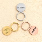 Gepersonaliseerde Comic Avatar Disc sleutelhanger tas tag met naam verjaardag kerstverjaardag cadeau voor familie vrienden