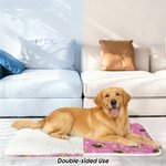 Personalizada Mascota Cara Foto Pata Imprimir Soft Pet Bed Mat con Nombre Mascota Cumpleaños Adopción Aniversario Regalo para Pet Lovers Propietarios