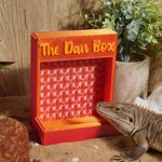 Personalized 3D Printed Convenient Reptile Leaf Feeder Box with Text Reptile Habitat for Lizard Reptile Owners