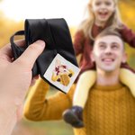 Personalised Embroidered Photo Patch for Tie Wedding Anniversary Gift for Men Husband Dad Groomsmen