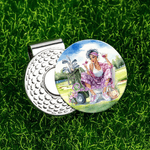 Marqueur de balle de golf magnétique avec nom Cadeau d'anniversaire et de Noël pour les amateurs de golf