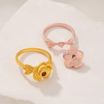 Personalised Birthstone Rose Flower Urn Ring with Engraved Text Cremation Jewellery for Ashes of Loved Ones Memorial Gift for Women