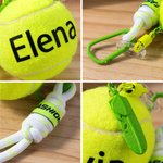 Llavero personalizado de pelota de tenis con nombre regalo de Navidad cumpleaños y equipo para entrenador amantes del tenis y compañeros