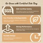 Personalisierte Weihnachtsbaum Schneeflocke Initial Jute Tote Tasche mit Namen Weihnachten täglichen Gebrauch Geschenk für Kinder Frauen