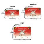 Personalised 1-8 Gingerbread Men House Pattern Biscuit Tin Storage Box with Text Title and Names Christmas Gift for Kids Family Friends