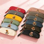 Personalised Sunflower Highland Cow Mini PU Leather Coin Handbag with Name Travel Essential Birthday Daily Use Christmas Gift for Women