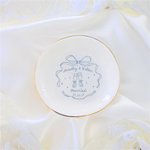 Personalised Romantic Married Ceramic Trinket Jewellery Dish with Name Wedding Engagement Christmas Gift for Couples Bride to Be